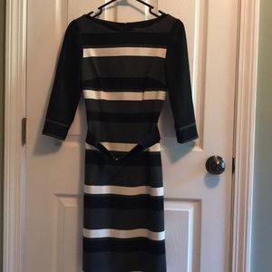 White House Black Market Striped Dress